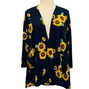 Sunflowers Cardigan M